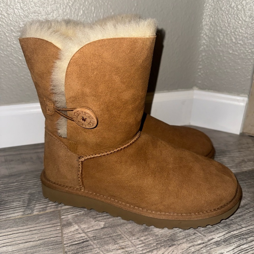UGG Cream Shearling Boots
